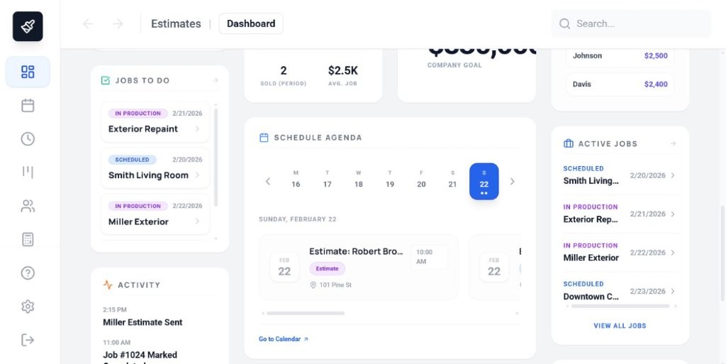 Screenshot Dashboard View 3